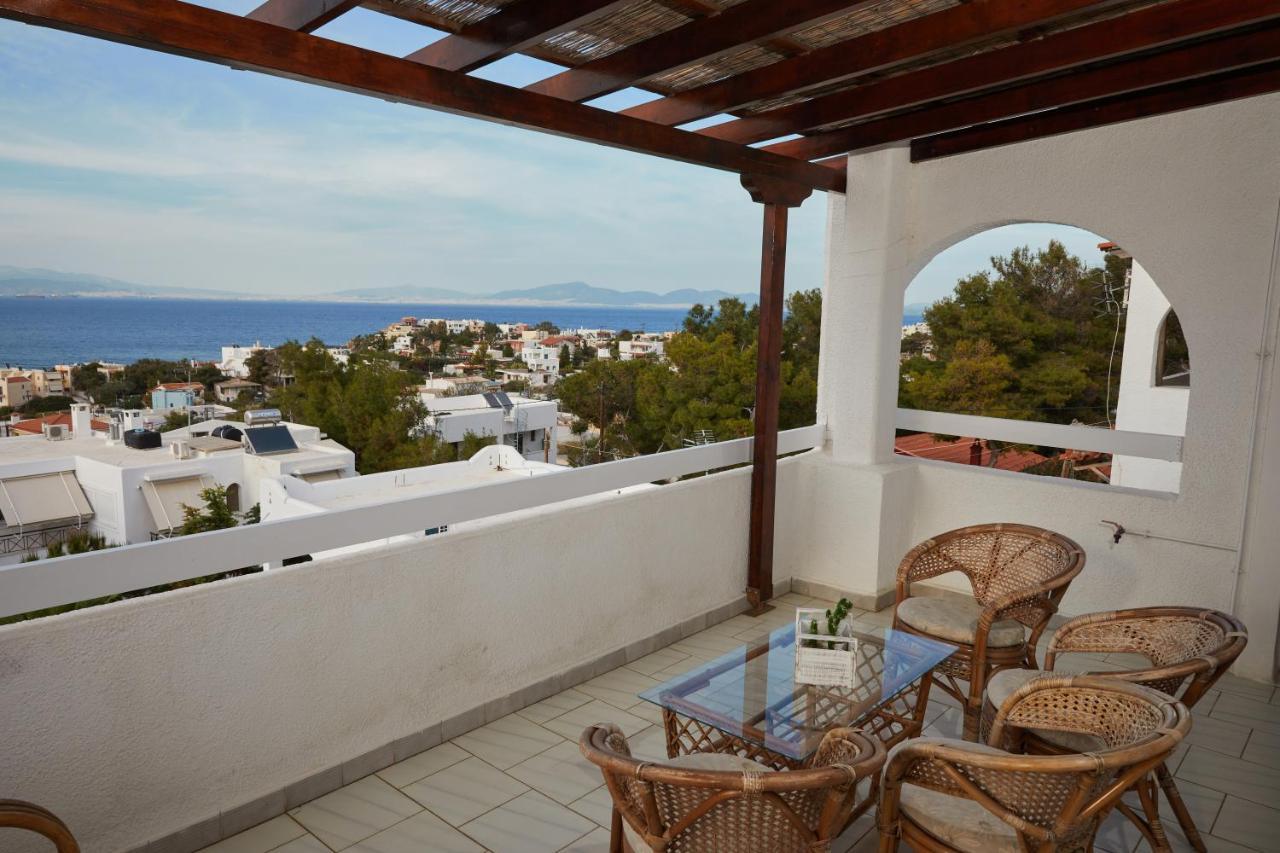 180° View To Sea Villa Vathí Buitenkant foto
