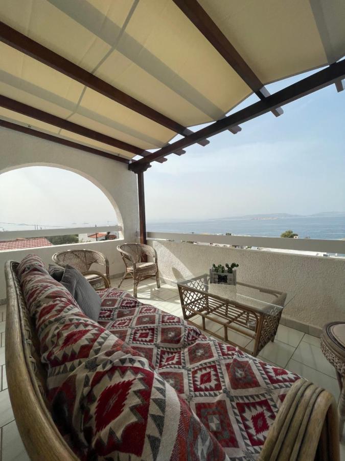 180° View To Sea Villa Vathí Buitenkant foto