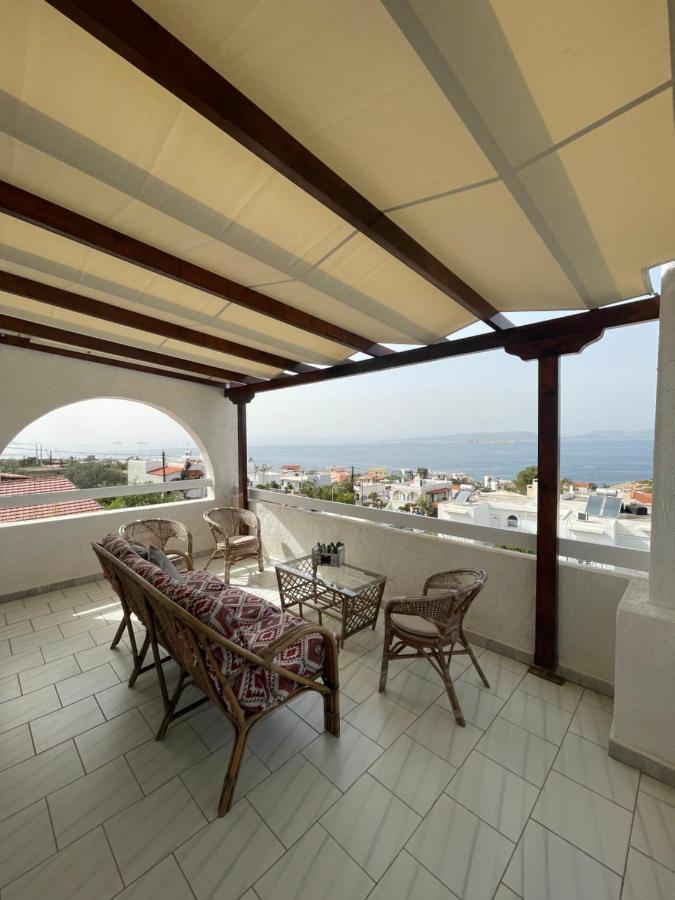 180° View To Sea Villa Vathí Buitenkant foto